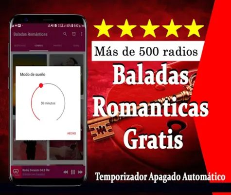 Baladas Romanticas Gratis android App screenshot 0